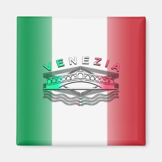 Venezia Rialto Bold Lines Magneet (Voorkant)