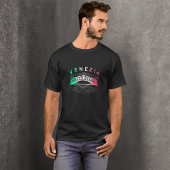 Venezia Rialto Bold Lines Mannen Basic Dark T-shirt