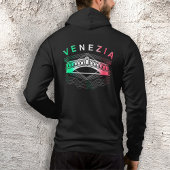 Venezia Rialto Bold Lines Mannen Full Zip Hoodie