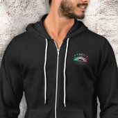 Venezia Rialto Bold Lines Mannen Full Zip Hoodie