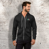 Venezia Rialto Bold Lines Mannen Full Zip Hoodie