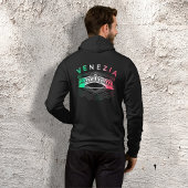 Venezia Rialto Bold Lines Mannen Full Zip Hoodie