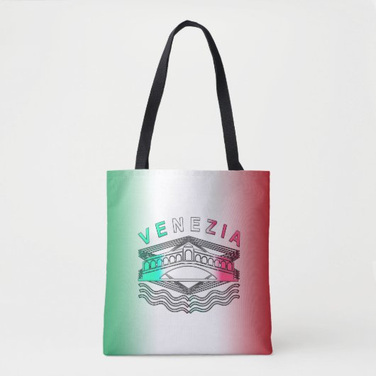 Venezia Rialto Bold Lines Tote Bag (Voorkant)