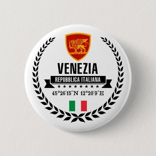 Venezia Ronde Button 5,7 Cm (Voorkant)