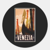 Venezia Ronde Sticker (Voorkant)