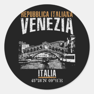 Venezia Ronde Sticker
