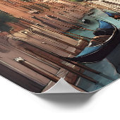 Venezia Venetië canalas italië Venetiaanse reizen Poster (Hoek)