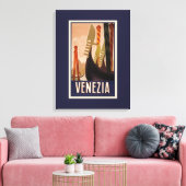 Venezia Venetië Reizen Poster Canvas Print (Insitu (Woonkamer))