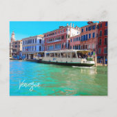 Venezia Venice Grand Canal Water Bus Briefkaart (Voorkant)
