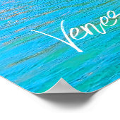 Venezia Venice Grand Canal Water Bus Poster (Hoek)