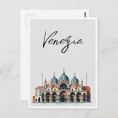 Venezia Venice Italië Briefkaart (Voorkant / Achterkant)