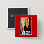  Venezia Vierkante Button 5,1 Cm (Voorkant /achterkant)