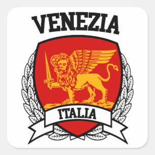 Venezia Vierkante Sticker