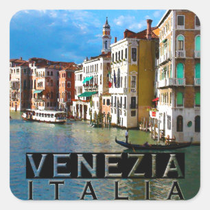 Venezia Vierkante Sticker