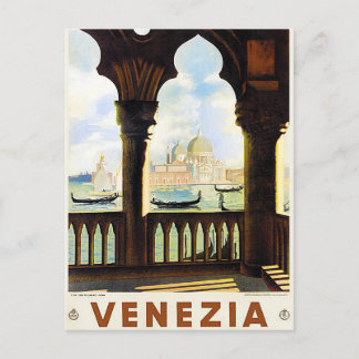 venezia vintage - reis briefkaart