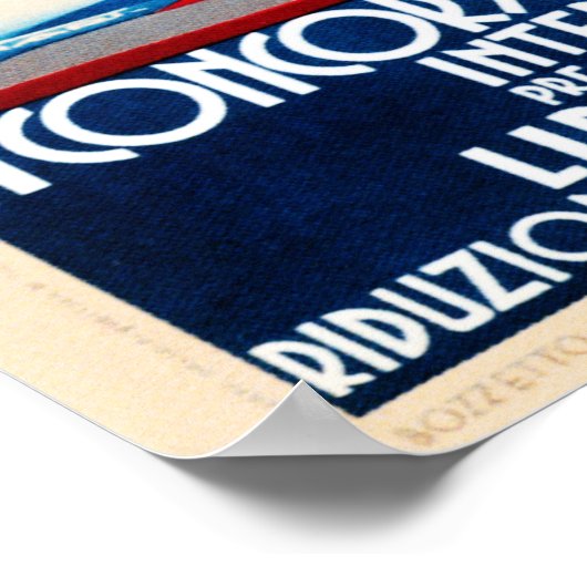 Venezio Lido 1930 Int Motorboot Competition Meet Poster (Hoek)