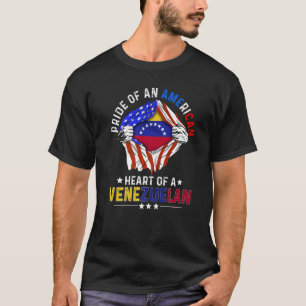 Venezolaan American America Pride Buitenland Venez T-shirt
