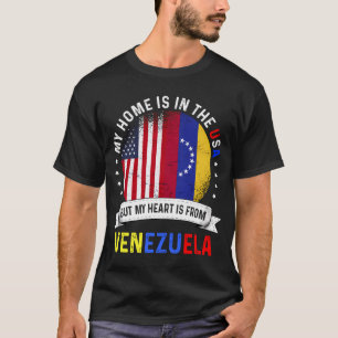 Venezolaans - Amerikaans patriothart komt uit Vene T-shirt
