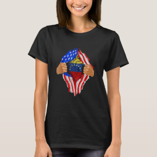 Venezolaans bloed binnen Venezuela - hart van Vene T-shirt
