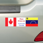 Venezolaans-canadese bumperstickers (Op auto)
