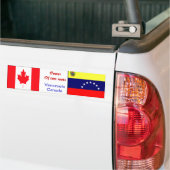 Venezolaans-canadese bumperstickers (Op Truck)