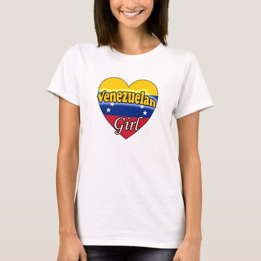 Venezolaans meisje t-shirt (Voorkant)