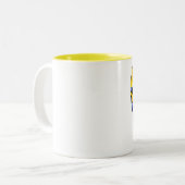 Venezolaans meisje tweekleurige koffiemok (Voorkant links)