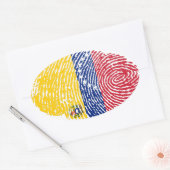 Venezolaans Ovale Sticker (Envelop)