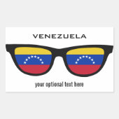 Venezolaanse aangepaste stickers in de schaduw (Voorkant)