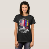 Venezolaanse Amerikaan kent Venezuela vlag T-shirt (Voorkant volledig)
