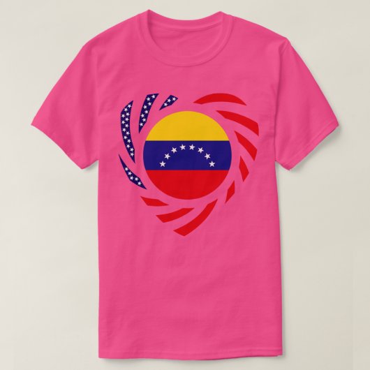Venezolaanse Amerikaanse Multinationale Patriot Fl T-shirt (Design voorkant)