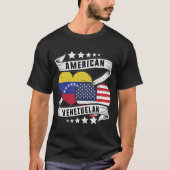 Venezolaanse Amerikaanse vlag shirt (Voorkant)
