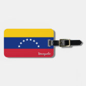 Venezolaanse Bagagelabels, patriottische Venezolaa Bagagelabel (Voorkant horizontaal)