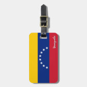 Venezolaanse Bagagelabels, patriottische Venezolaa Bagagelabel (Voorkant verticaal)