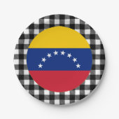 Venezolaanse Bord, buffelpleister en Venezolaanse  Papieren Bordje (Voorkant)