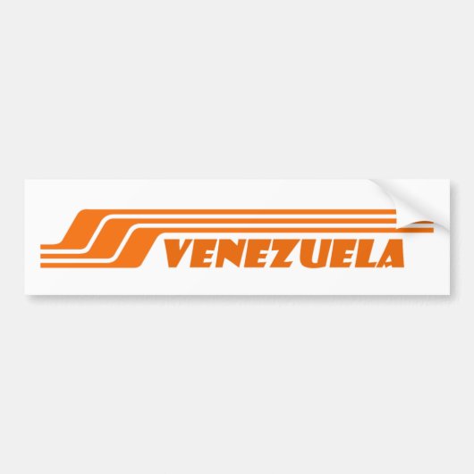 Venezolaanse Bumpersticker (Voorkant)