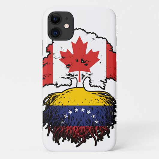 Venezolaanse Canadese Canada - boomstammen Case-Mate iPhone Case (Achterkant)