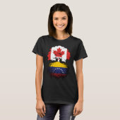 Venezolaanse Canadese Canada - boomstammen T-shirt (Voorkant volledig)