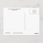 Venezolaanse danser Matryoshka Briefkaart (Achterkant)