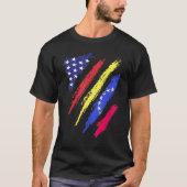 Venezolaanse Groene Vlag Verenigde Staten Patriot  T-shirt (Voorkant)