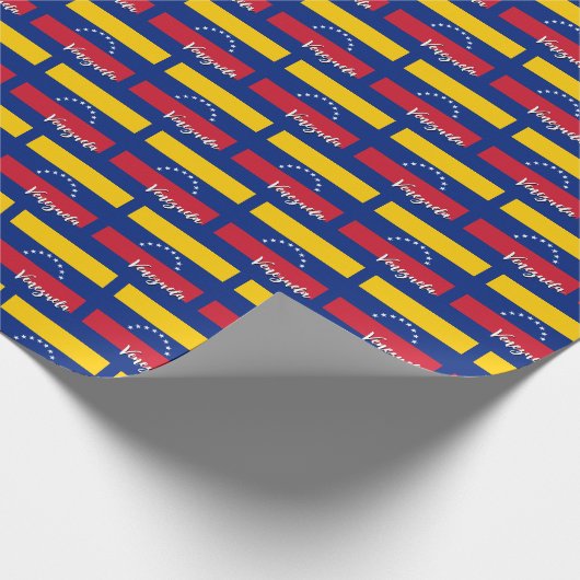 Venezolaanse inpakpapier, Venezolaanse vlag patrio Cadeaupapier (Hoek)