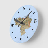 Venezolaanse kaartklok ronde klok (Hoek)