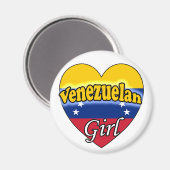 Venezolaanse Meisje Magneet (Voorkant / Achterkant)