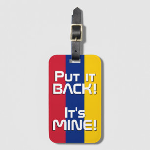 Venezolaanse nationale vlag Funny Patriotic Bagagelabel