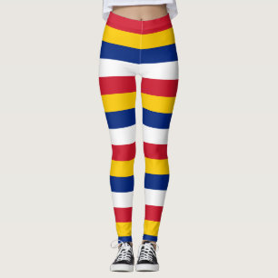 Venezolaanse nationale vlagkleuren horizontaal ges leggings