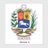 Venezolaanse nationale wapenstilstand sticker (Vel)