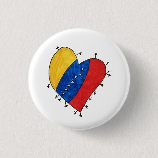 Venezolaanse Nostalgia Button (Voorkant)