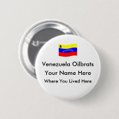 Venezolaanse olibraat - Gepersonaliseerd Button (Voorkant /achterkant)