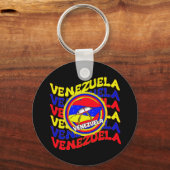 Venezolaanse Pride Lips Sleutelhanger (Voorkant)