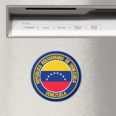 Venezolaanse Ronde Embleem Magneet (Insitu (Vaatwasser))